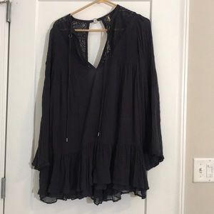 Free people tunic with open back